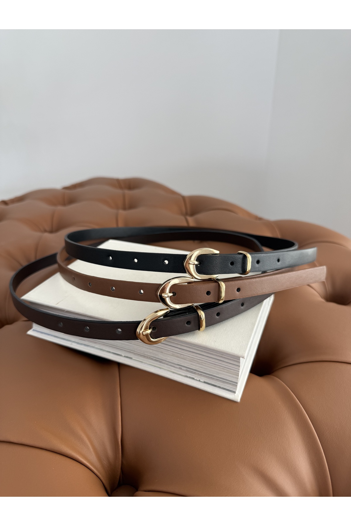 Kadın 3'lü Süper Basic Set Kemer