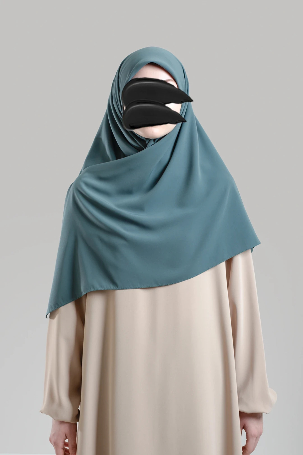 Medine İpeği Eşarp - Su Yeşili