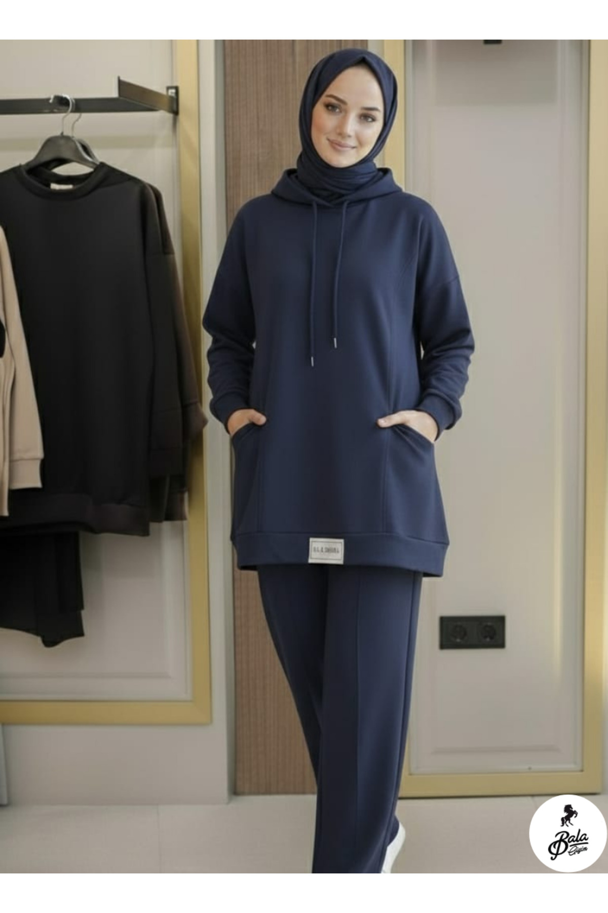 Kadın Kapüşonlu Alt Üst Takım