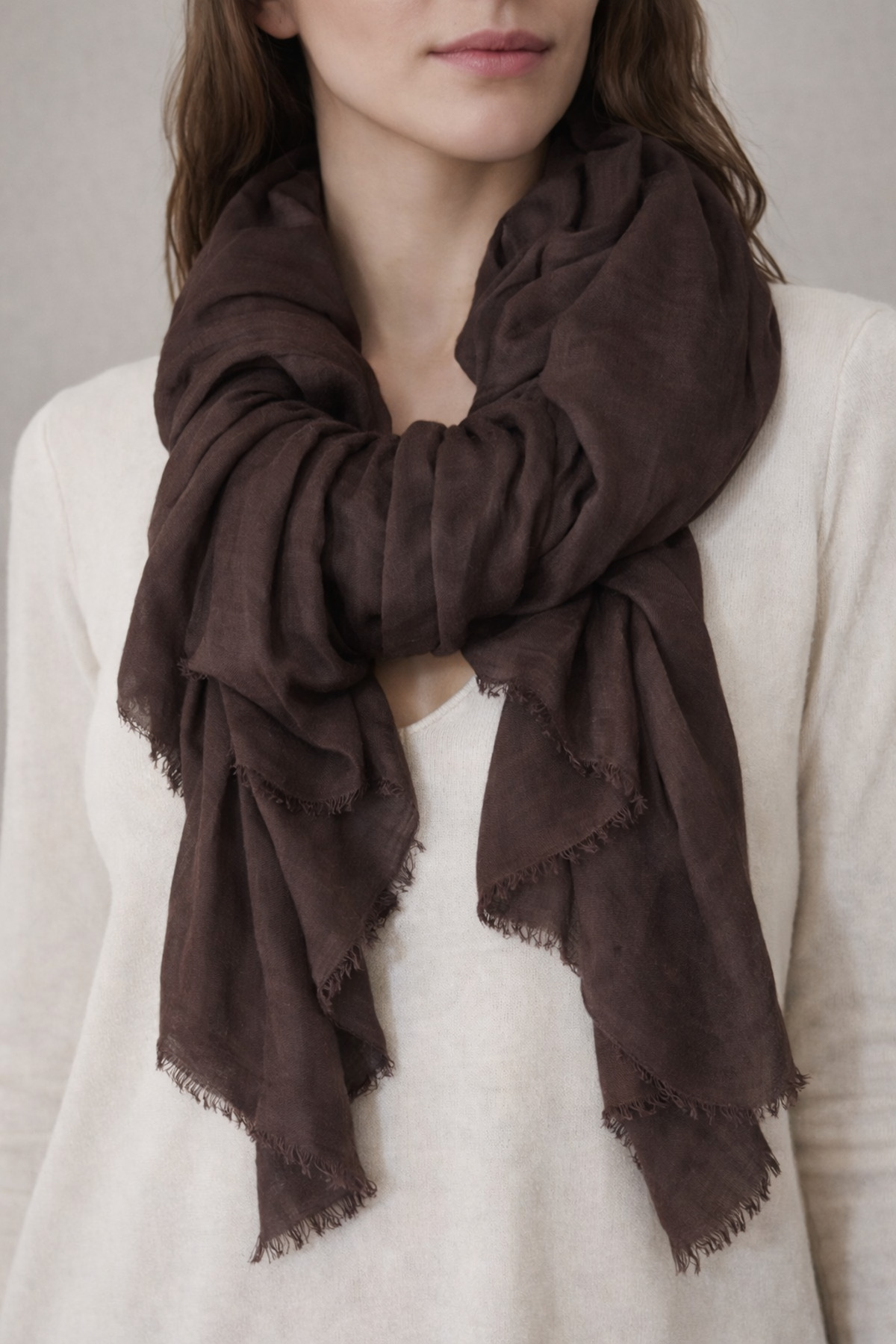 Kraş Vual Şal/Soft Kraş Şal/Doğal Dokulu Kraş Şal