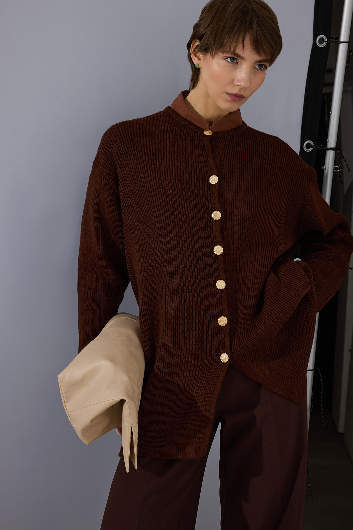 GOLD DÜĞMELİ UZUN HIRKA