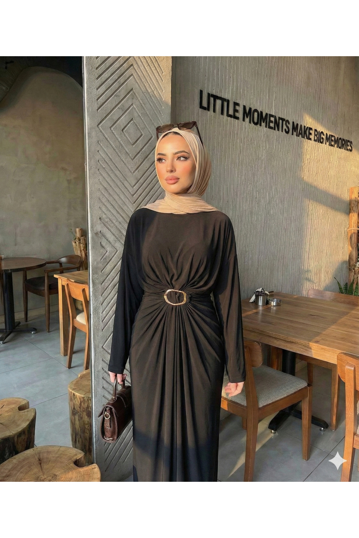 Eylem Tokalı Tesettür Elbise