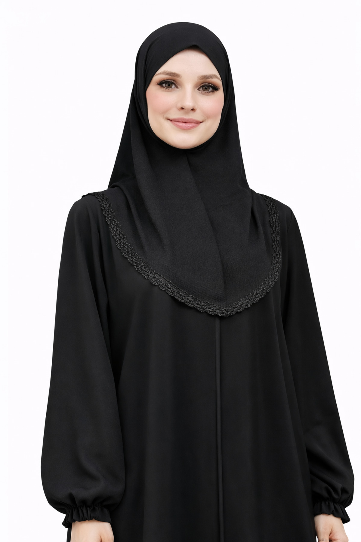 Fermurli mevsimlik ayrobin kumaş namaz elbisesi terletmeyen namaz kıyafeti