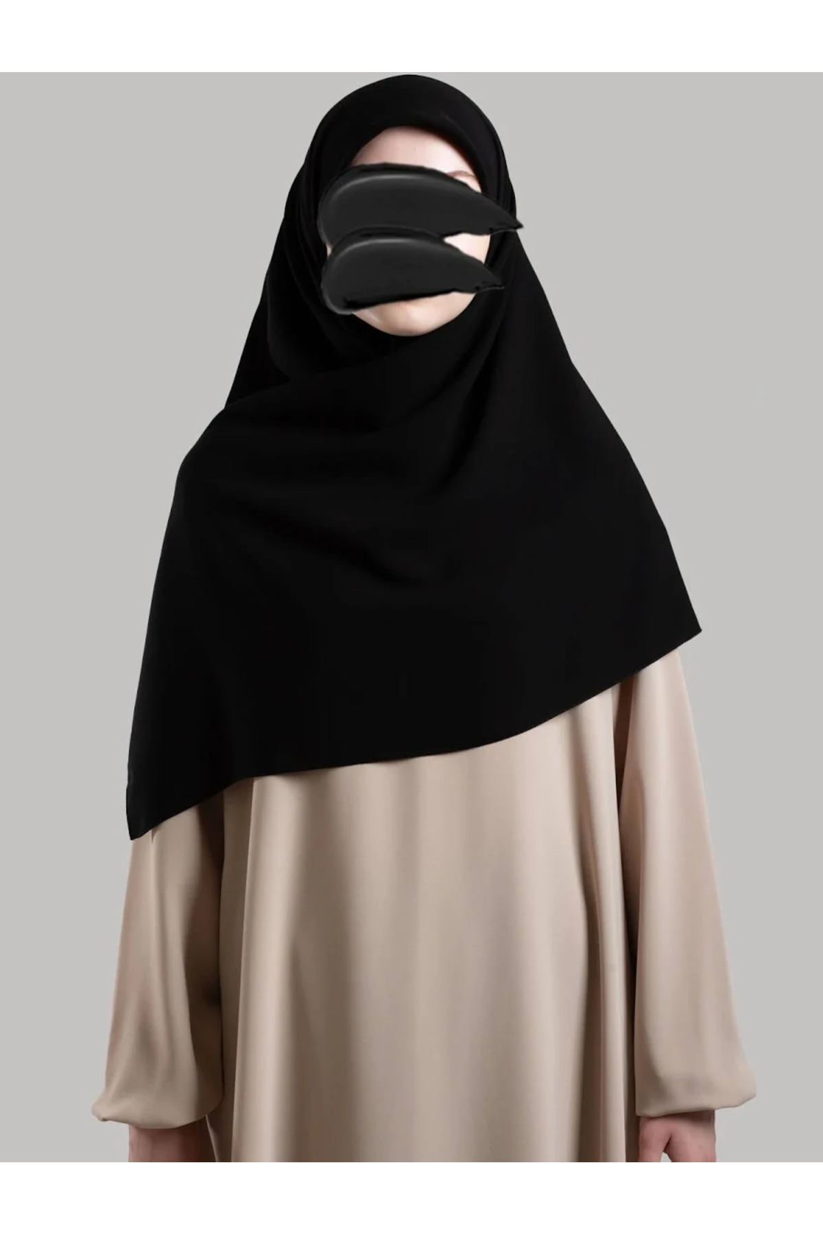 Büyük Boy 120x120 Medine İpeği Eşarp