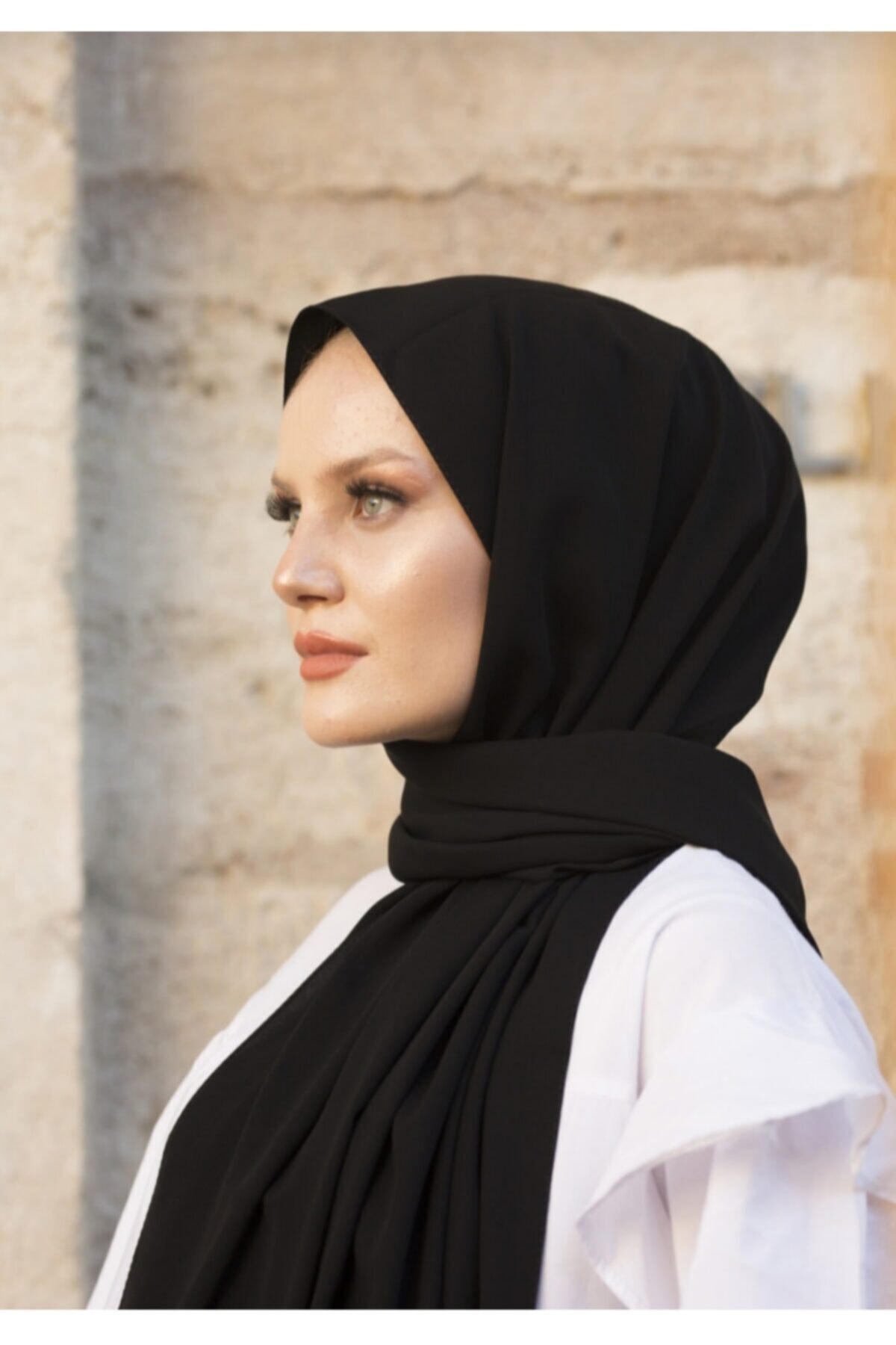 Medine Ipeği Şal Siyah
