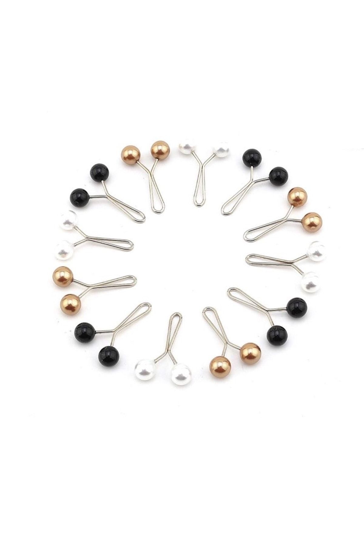 Eşarp Şal Klipsi 12 Adet