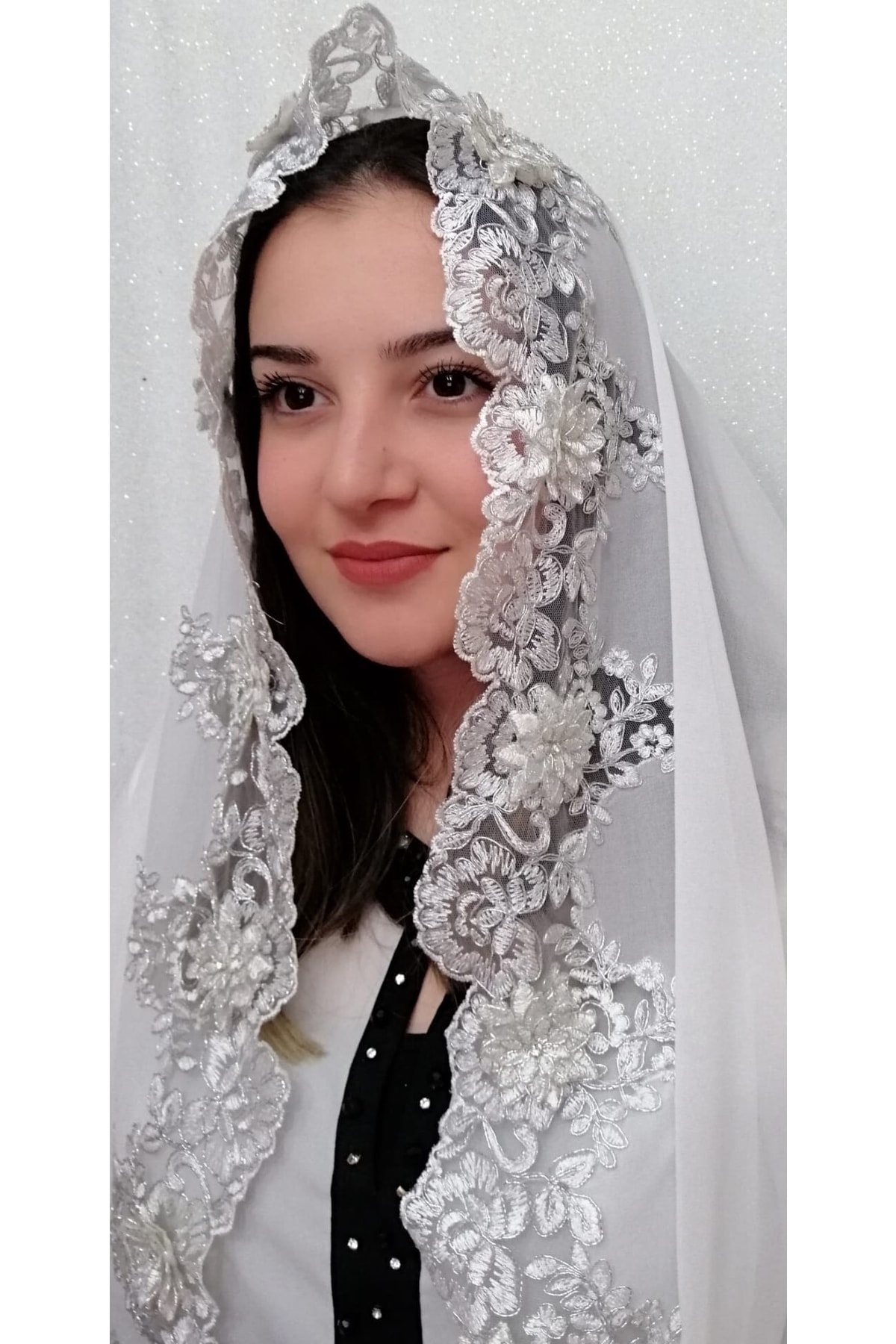 Mevlüt Örtüsü,mevlit Örtüsü,mevlüt Şalı,mevlit Şalı,bebek Mevlidi,özel Gün Şal,fransız Dantelli Şal