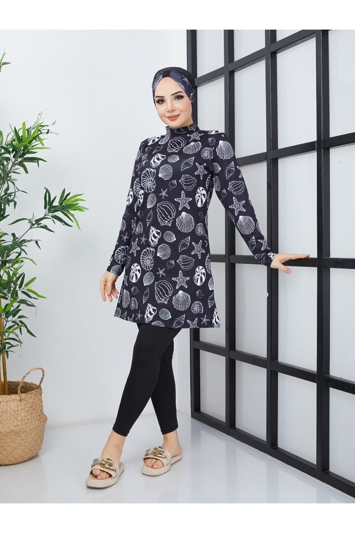 Tesettür Mayo Tam Kapalı Likralı Micro Kumaş