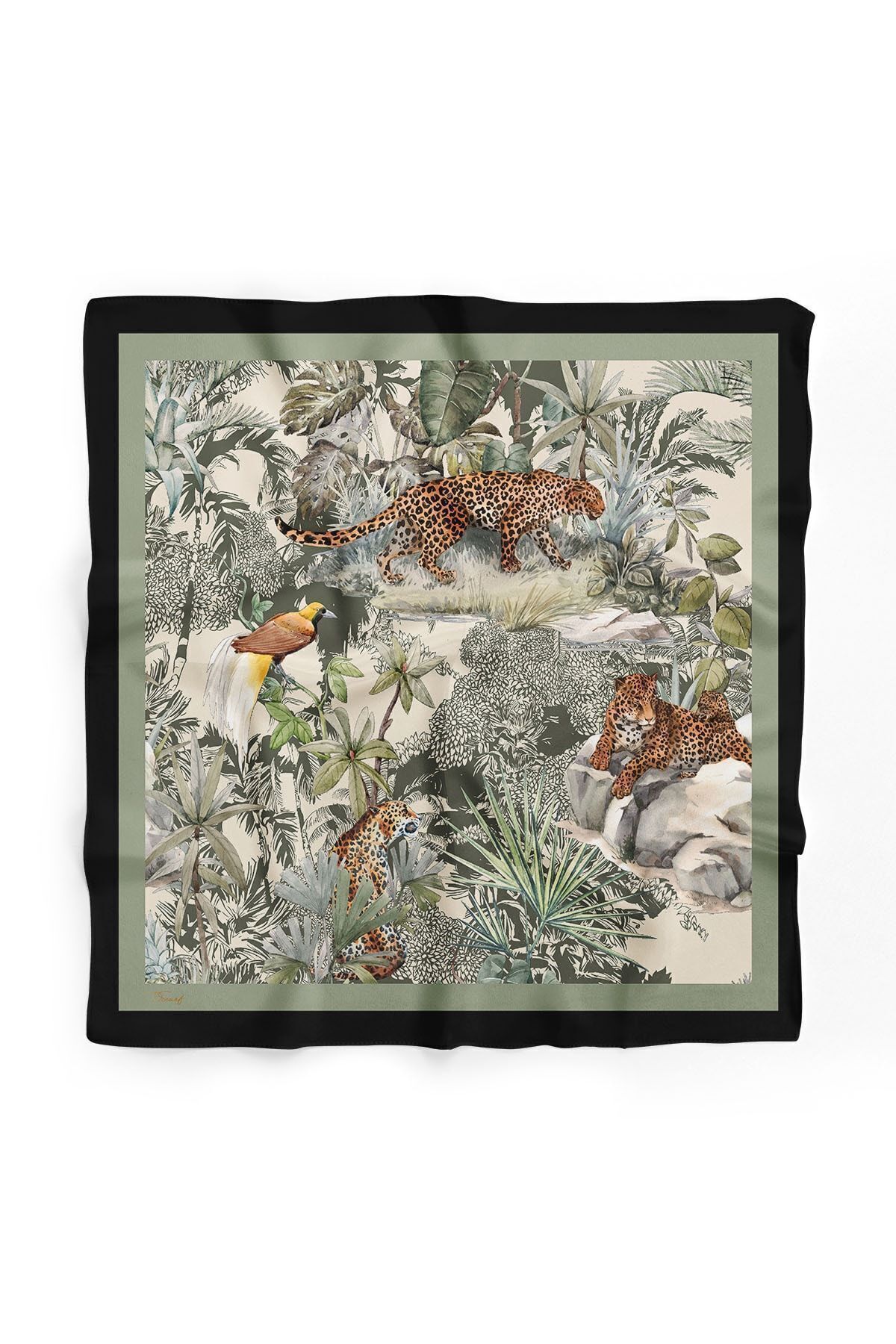 Leopar Desenli Fular