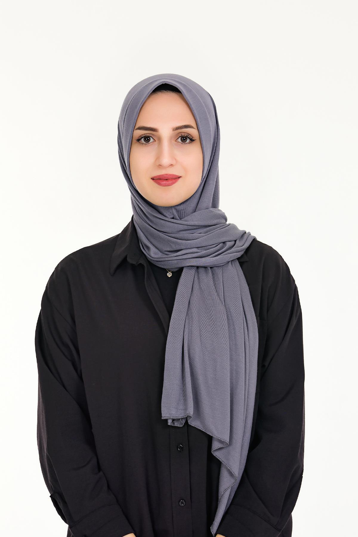Tesettür Pratik Geçmeli   Hazır Penye  Şal
