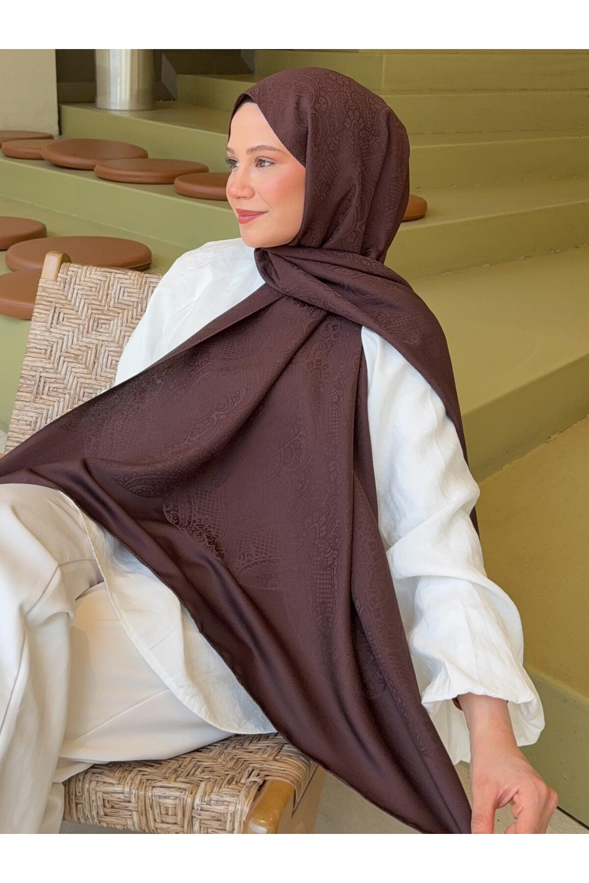 Diamond Desen Jakar Şal