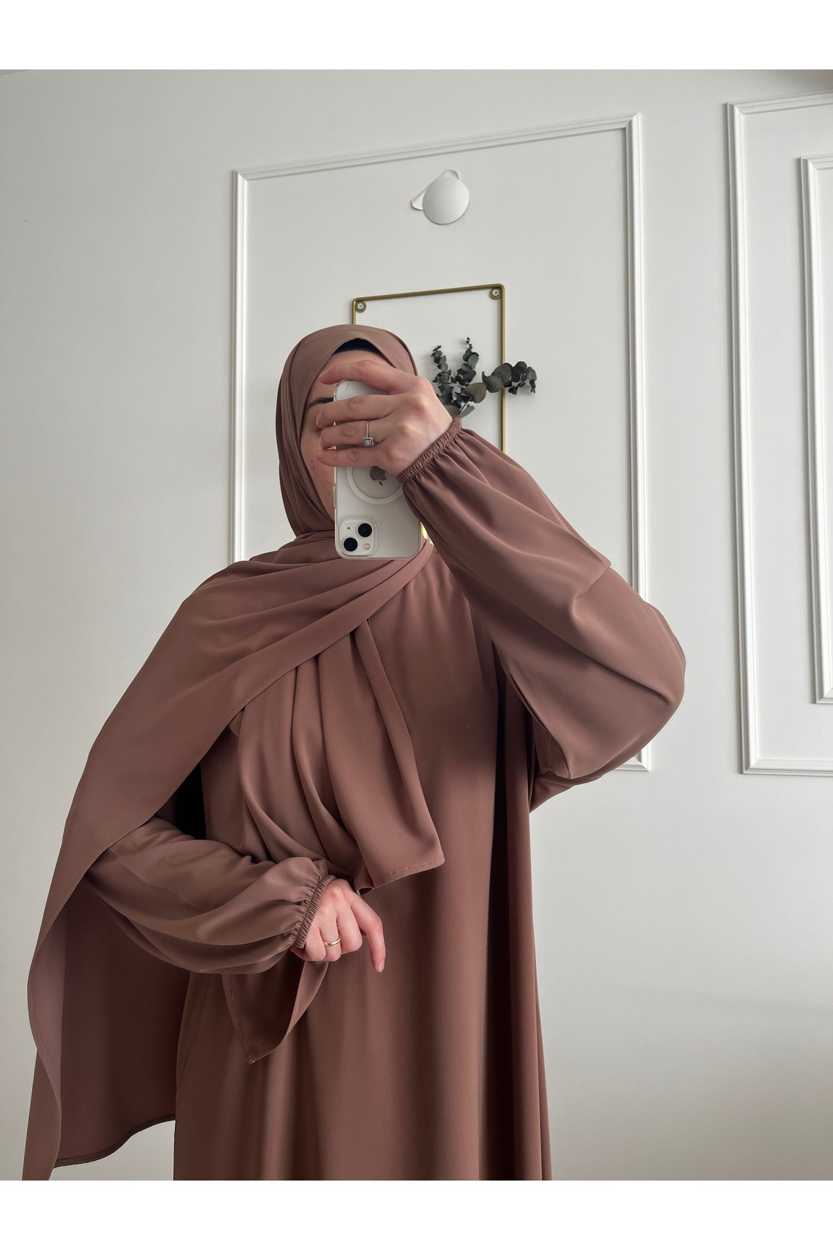 Medine İpeği Şal'lı Ferace Takım Günlük