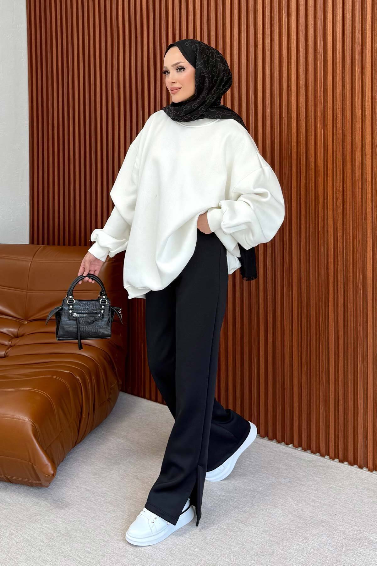 Yırtmaçlı Scuba Pantolon 76-6005